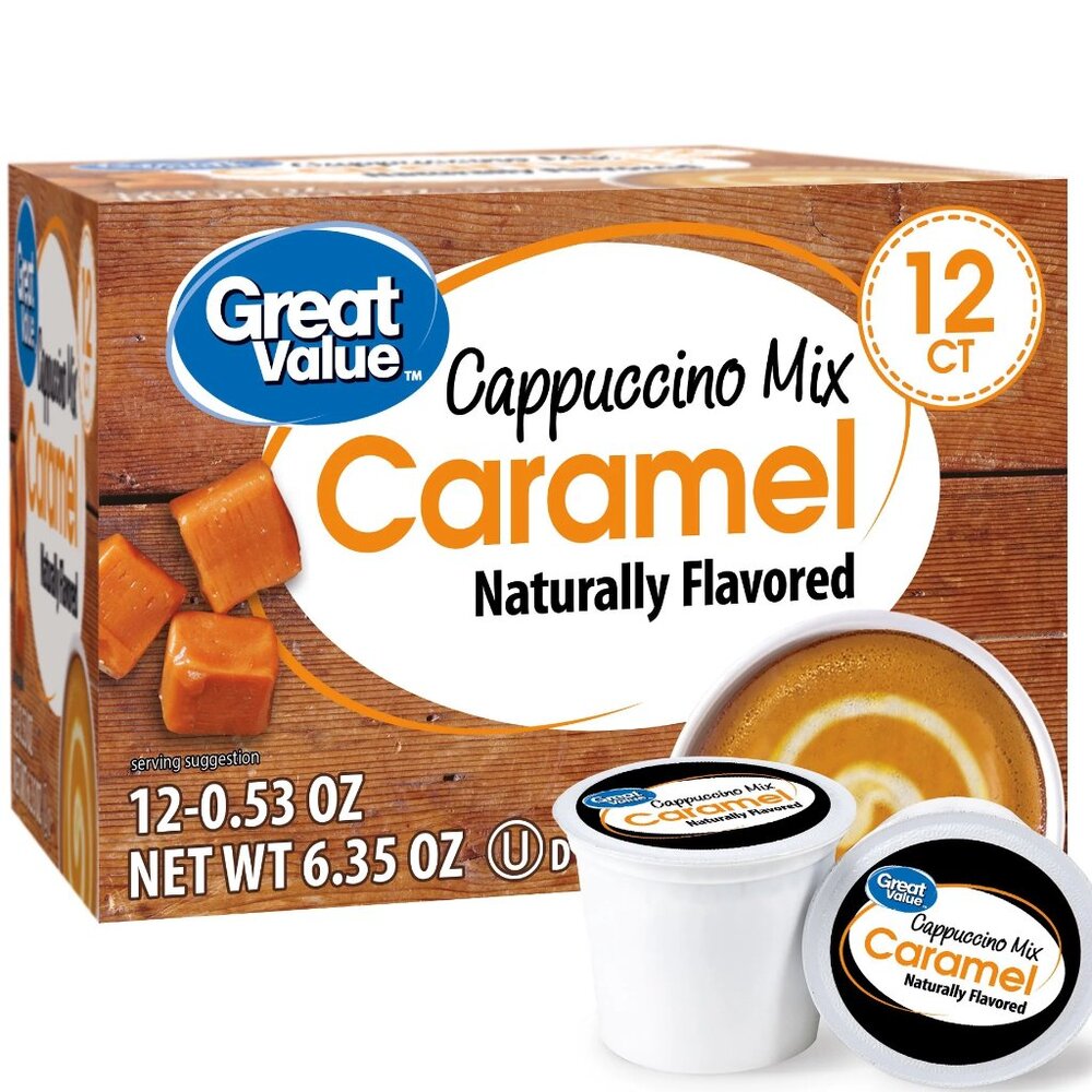 Cappuccino Mix Caramel K Cups Coffee (Pack of 3)